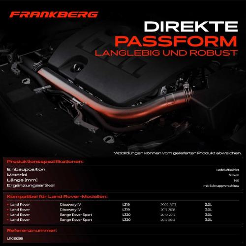 1x Kühlerschlauch Turboschlauch für Land Rover Discovery IV L319 Range Rover Sport L320 3.0L 2009-2018 Bild 1x Kühlerschlauch Turboschlauch für Land Rover Discovery IV L319 Range Rover Sport L320 3.0L 2009-2018