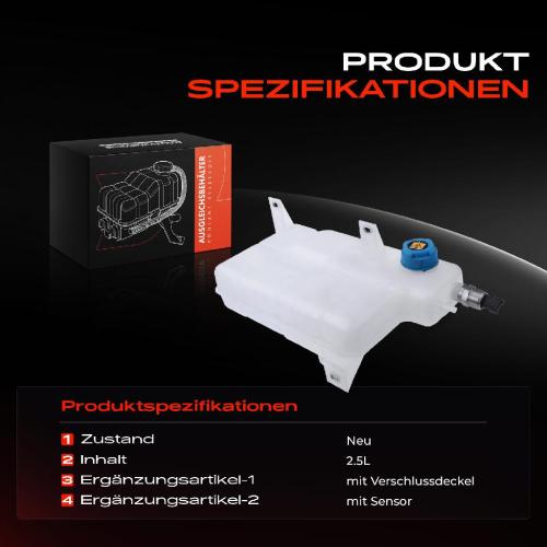 Frankberg 1x Ausgleichsbehälter Kühlmittelbehälter für Iveco Daily V VI Daily Citys/Line/Tourys Bus Bild Frankberg 1x Ausgleichsbehälter Kühlmittelbehälter für Iveco Daily V VI Daily Citys/Line/Tourys Bus