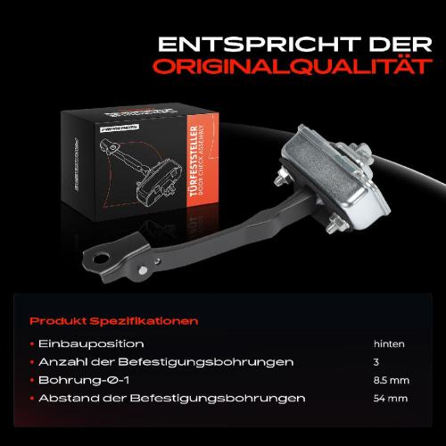 1x Türfeststeller Türfangband Türstopper Hinten für Citroën C4 I LC 1.4L 1.6L 2.0L 2004-2011 Bild 1x Türfeststeller Türfangband Türstopper Hinten für Citroën C4 I LC 1.4L 1.6L 2.0L 2004-2011