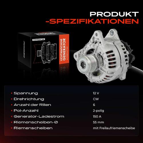 1x Lichtmaschine Generator für Dacia Duster Nissan Note Renault Kangoo Megane Bild 1x Lichtmaschine Generator für Dacia Duster Nissan Note Renault Kangoo Megane