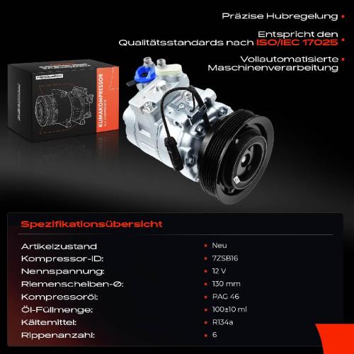1x Klimakompressor für Alfa Romeo 156 166 Fiat Marea Lancia Kappa Lybra Bild 1x Klimakompressor für Alfa Romeo 156 166 Fiat Marea Lancia Kappa Lybra