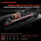 Frankberg 1x Wischerarm Scheibenwischer Vorne für Alfa Romeo 147 GT 937 1.9L 2001-2010