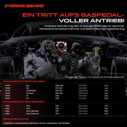 1x Drosselklappe Drosselklappenstutzen für BMW F90 G30 F45 F46 G11 G12 F48 F39 F55 F56 Bild 1x Drosselklappe Drosselklappenstutzen für BMW F90 G30 F45 F46 G11 G12 F48 F39 F55 F56