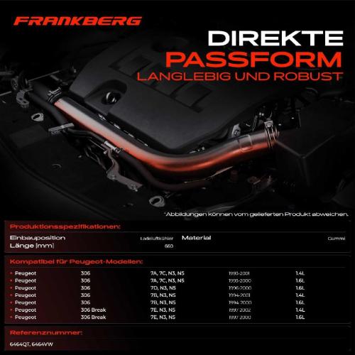1x Kühlerschlauch Turboschlauch für Peugeot 306 7B N3 N5 306 Break 7E N3 N5 306 Cabriolet 7D N3 N5 Bild 1x Kühlerschlauch Turboschlauch für Peugeot 306 7B N3 N5 306 Break 7E N3 N5 306 Cabriolet 7D N3 N5