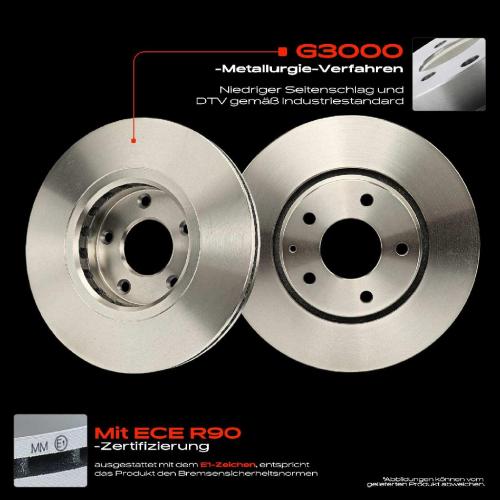 2x Bremsscheiben Vorderachse für Mazda CX-5 GH KE KF 2.0L 2.2L 2.5L Bj ab 2015 Bild 2x Bremsscheiben Vorderachse für Mazda CX-5 GH KE KF 2.0L 2.2L 2.5L Bj ab 2015