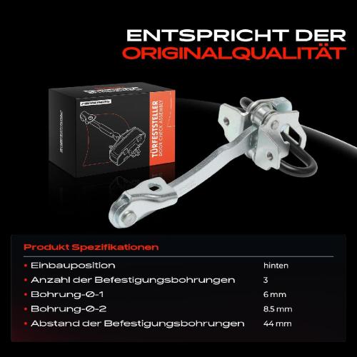 1x Türfeststeller Türfangband Türstopper Hinten für Fiat Grande Punto Van 199 Linea 110 323 Bild 1x Türfeststeller Türfangband Türstopper Hinten für Fiat Grande Punto Van 199 Linea 110 323