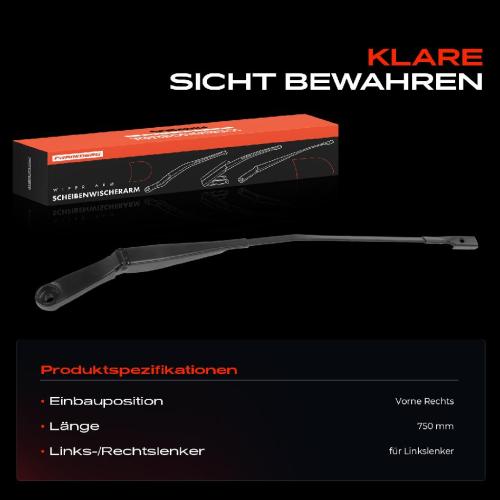 1x Wischerarm Scheibenwischer Vorne Rechts für Audi A6 4A2 2.0L 3.0L Bild 1x Wischerarm Scheibenwischer Vorne Rechts für Audi A6 4A2 2.0L 3.0L