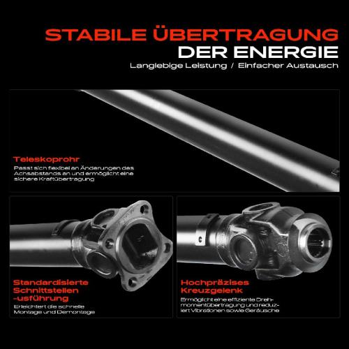 1x Kardanwelle Gelenkwelle Hinterachse für Land Rover Freelander L314 1.8L 2.0L 2.5L 1998-2006 Bild 1x Kardanwelle Gelenkwelle Hinterachse für Land Rover Freelander L314 1.8L 2.0L 2.5L 1998-2006