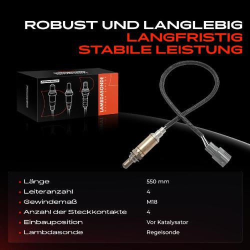 1x Lambdasonde Regelsonde Vor Katalysator für Toyota Corolla Compact E11 1.4L 1999-2001 Bild 1x Lambdasonde Regelsonde Vor Katalysator für Toyota Corolla Compact E11 1.4L 1999-2001