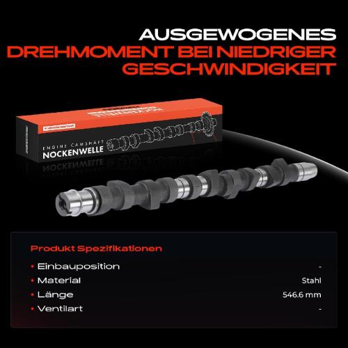 Frankberg 1x Nockenwelle für VW Transporter IV 70 7D Audi 100 4A C4 431-436 443-446 1990-2003 Bild Frankberg 1x Nockenwelle für VW Transporter IV 70 7D Audi 100 4A C4 431-436 443-446 1990-2003