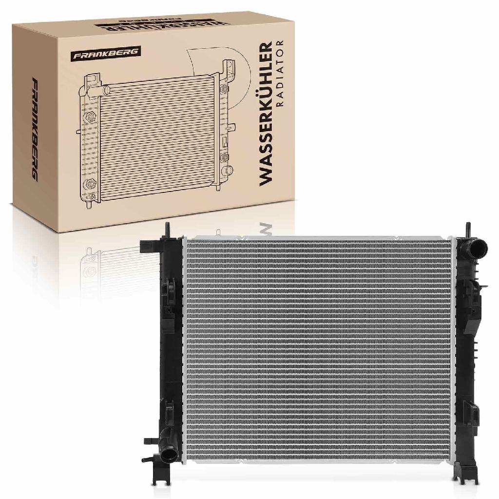 Frankberg 1x Kühler Wasserkühler Motorkühler für Dacia Dokker Duster Lodgy Renault Clio IV