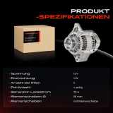 1x Lichtmaschine Generator für Nissan Pixo UA0 Suzuki Alto GF 1.0 Bj ab 2009