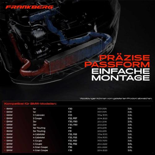 1x Ladeluftkühler Turbokühler für BMW F20 F23 F30 F34 F36 F80 F82 F83 F87 2.0L 3.0L Bild 1x Ladeluftkühler Turbokühler für BMW F20 F23 F30 F34 F36 F80 F82 F83 F87 2.0L 3.0L