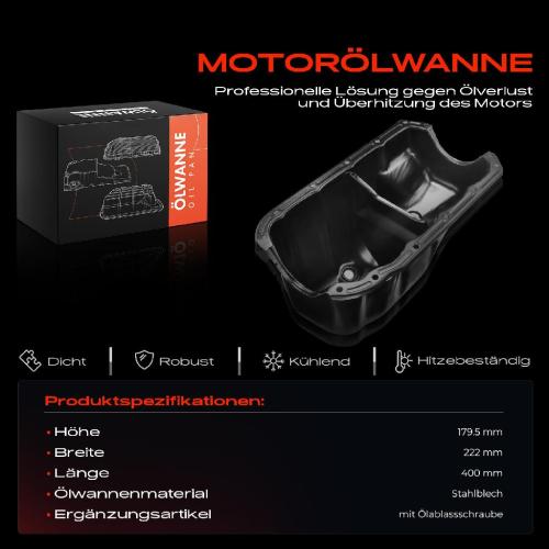 Frankberg 1x Ölwanne Motorölwanne für Fiat Doblo Palio Panda Punto Siena Strada Lancia Y I4 1.2L Bild Frankberg 1x Ölwanne Motorölwanne für Fiat Doblo Palio Panda Punto Siena Strada Lancia Y I4 1.2L