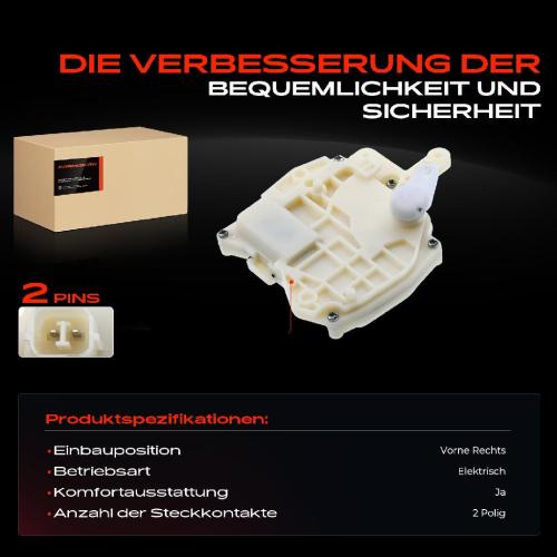 1x Türschloss Vorne Rechts für Honda Accord VI Coupe Hatchback Civic VII Stufenheck 1998-2005 Bild 1x Türschloss Vorne Rechts für Honda Accord VI Coupe Hatchback Civic VII Stufenheck 1998-2005