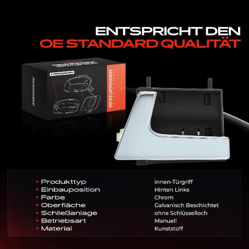 1x Türgriff Hinten Links innen für VW Polo Classic Van Kasten/Kombi Kasten/Schrägheck Variant Bild 1x Türgriff Hinten Links innen für VW Polo Classic Van Kasten/Kombi Kasten/Schrägheck Variant