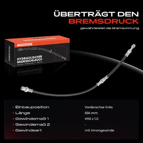 1x Bremsschlauch Bremsschläuche Vorderachse Links für Subaru Forester SF 2.0L Bild 1x Bremsschlauch Bremsschläuche Vorderachse Links für Subaru Forester SF 2.0L