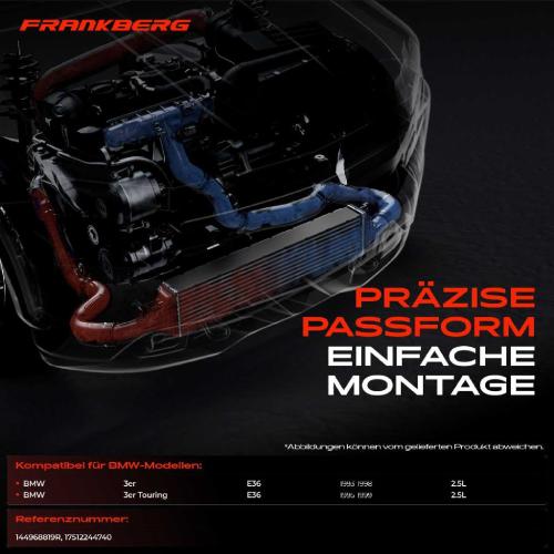 1x Ladeluftkühler Turbokühler für BMW 3er Touring E36 325tds Baujahr 1993-1999 Bild 1x Ladeluftkühler Turbokühler für BMW 3er Touring E36 325tds Baujahr 1993-1999