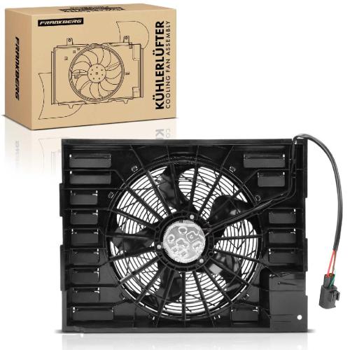 Frankberg 1x Motorkühller Einfachlüfter mit Kühlerlüfterrahmen BMW 7er E65 E66 E67 735i 745i 760i Bild Frankberg 1x Motorkühller Einfachlüfter mit Kühlerlüfterrahmen BMW 7er E65 E66 E67 735i 745i 760i