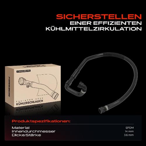 1x Kühlerschlauch Kühlwasserschlauch für BMW 5er E60 520i 525i 530i 2001-2010 Bild 1x Kühlerschlauch Kühlwasserschlauch für BMW 5er E60 520i 525i 530i 2001-2010