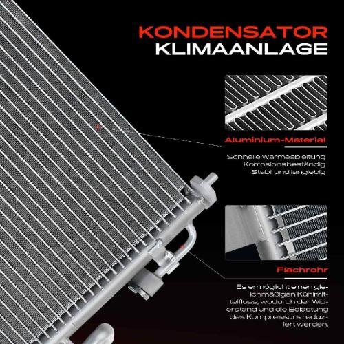 Frankberg 1x Kondensator Klimaanlage für Hyundai Accent I X-3 Stufenheck 1.3L 1.5L Bild Frankberg 1x Kondensator Klimaanlage für Hyundai Accent I X-3 Stufenheck 1.3L 1.5L