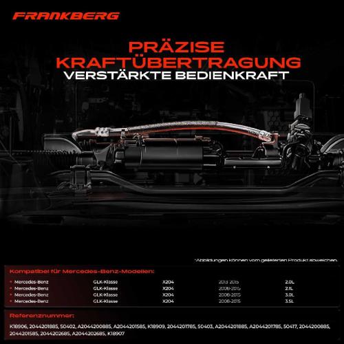 4x Seilzug Feststellbremse Vorderachse für Mercedes-Benz GLK-Klasse X204 Bild 4x Seilzug Feststellbremse Vorderachse für Mercedes-Benz GLK-Klasse X204