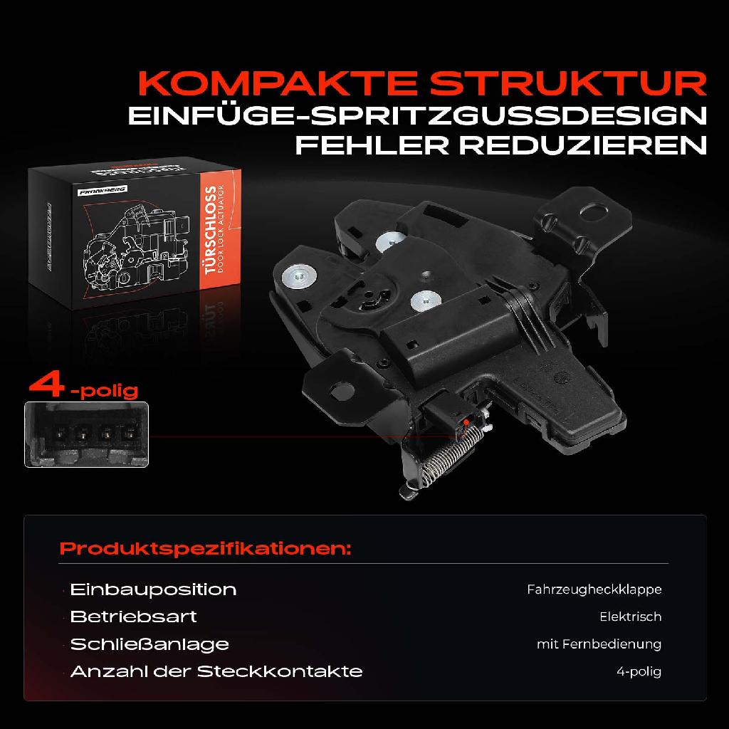 1x Heckklappenschloss für BMW X5 Van F95 G05 X7 G07 4.4L 2.0L 3.0L