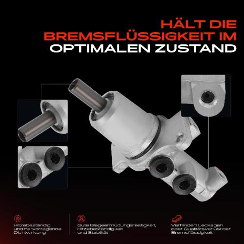 1x Hauptbremszylinder Bremszylinder für VW LT 28-46 II Pritsche/Fahrgestell Kasten Bild 1x Hauptbremszylinder Bremszylinder für VW LT 28-46 II Pritsche/Fahrgestell Kasten