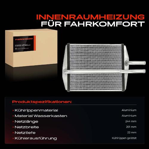 1x Wärmetauscher Innenraumheizung für Ford Fiesta IV JA JB KA RB Mazda 121 III 1.3L Bild 1x Wärmetauscher Innenraumheizung für Ford Fiesta IV JA JB KA RB Mazda 121 III 1.3L