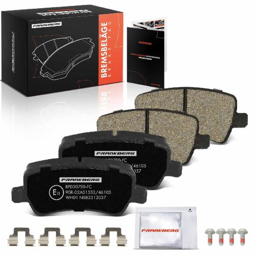 4x Bremsbeläge Hinterachse für Volvo S60 Cross Country S80 V60 I V70 III XC70 Ford Galaxy MK II Bild 4x Bremsbeläge Hinterachse für Volvo S60 Cross Country S80 V60 I V70 III XC70 Ford Galaxy MK II