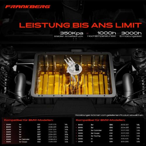 1x Kraftstoffpumpe für BMW 1er E81 E87 1er Cabriolet E88 1er Coupe E82 3er E90 3er Cabriolet E93 E92 E91 E84 Bild 1x Kraftstoffpumpe für BMW 1er E81 E87 1er Cabriolet E88 1er Coupe E82 3er E90 3er Cabriolet E93 E92 E91 E84