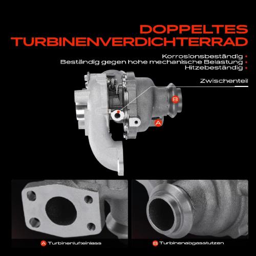 Frankberg 1x Abgasturbolader für Citroën Berlingo Kasten/MPV Multispace C3 Aircross II Grand C4 Spacetourer Opel Peugeot Bild Frankberg 1x Abgasturbolader für Citroën Berlingo Kasten/MPV Multispace C3 Aircross II Grand C4 Spacetourer Opel Peugeot