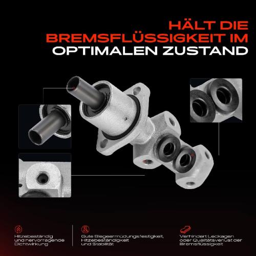 1x Hauptbremszylinder Bremszylinder für Citroën Jumpy Fiat Scudo Peugeot Expert 605 Bild 1x Hauptbremszylinder Bremszylinder für Citroën Jumpy Fiat Scudo Peugeot Expert 605