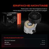 1x Spannrolle Riemenspanner für Fiat Ducato Iveco Daily III IV V Bus Kasten 2.3L