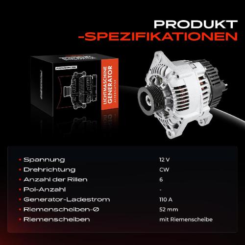 1x Lichtmaschine Generator für Renault Laguna Megane Clio Volvo S40 1.8L-2.0L Bild 1x Lichtmaschine Generator für Renault Laguna Megane Clio Volvo S40 1.8L-2.0L