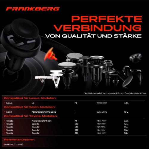 10x Befestigungsclips Türverkleidung für Toyota Corolla Hiace IV Land Cruiser Bild 10x Befestigungsclips Türverkleidung für Toyota Corolla Hiace IV Land Cruiser