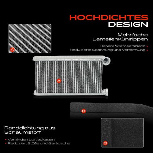 1x Wärmetauscher Innenraumheizung für Citroën C1 II Peugeot 108 Toyota Aygo B4 Bild 1x Wärmetauscher Innenraumheizung für Citroën C1 II Peugeot 108 Toyota Aygo B4