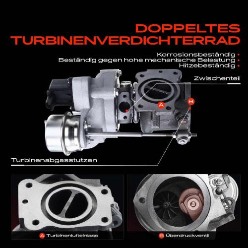 Frankberg 1x Abgasturbolader für MINI Mini R56 Mini Cabriolet R57 Mini Clubman R55 Mini Countryman R60 R58 R61 R59 Bild Frankberg 1x Abgasturbolader für MINI Mini R56 Mini Cabriolet R57 Mini Clubman R55 Mini Countryman R60 R58 R61 R59