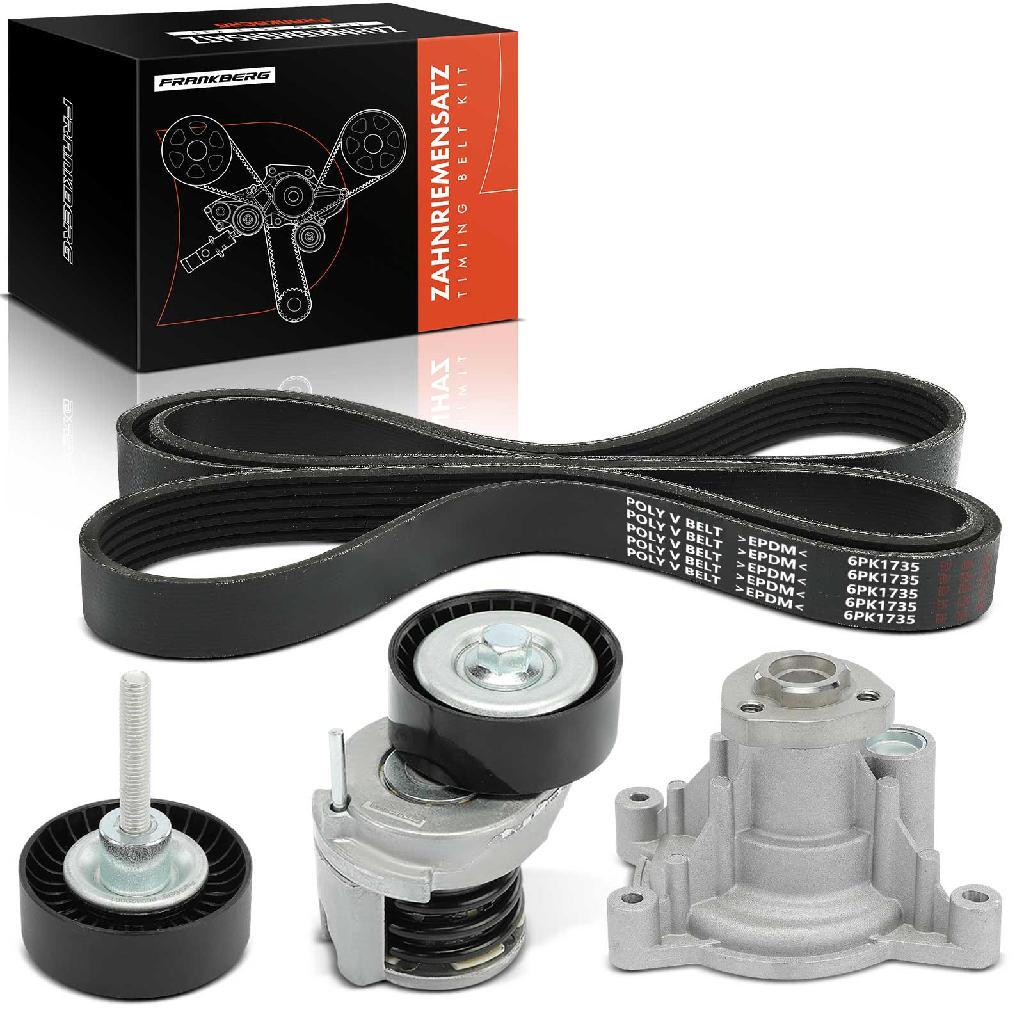 1x Keilrippenriemensatz Wasserpumpe für VW Golf V Passat Tiguan Audi A1 3 Seat