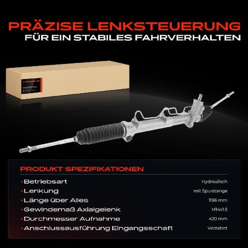Frankberg 1x Lenkgetriebe Servolenkgetriebe für Ford Fiesta 4 Kasten Puma 1995-2001 Mazda 121 2 3 Bild Frankberg 1x Lenkgetriebe Servolenkgetriebe für Ford Fiesta 4 Kasten Puma 1995-2001 Mazda 121 2 3