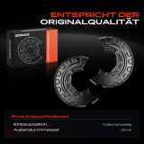 2x Ankerblech Bremsscheibe Vorderachse Beidseitig für VW Golf 5 6 Passat Audi A3 8P TT Seat Leon