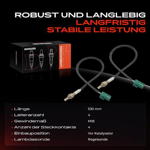 2x Lambdasonde Regelsonde Vor Katalysator für Nissan Almera N16 Primera P12 Micra K12 Bild 2x Lambdasonde Regelsonde Vor Katalysator für Nissan Almera N16 Primera P12 Micra K12