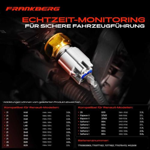Frankberg 1x Sensor K hlmitteltemperatur f r Renault 21 25 Espace Safrane Trafic 1980-2000 Bild Frankberg 1x Sensor K hlmitteltemperatur f r Renault 21 25 Espace Safrane Trafic 1980-2000