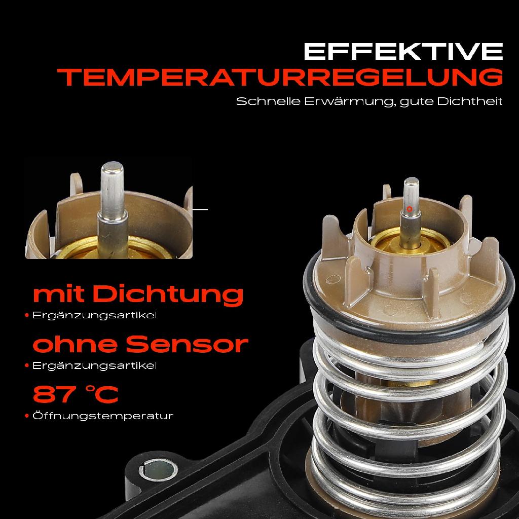 1x Thermostat Kühlmittel für Audi A4 Avant A5 Cabriolet A6 A8 Q7 3.0L