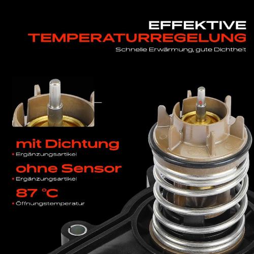 Frankberg 1x Thermostat Kühlmittel für Audi A4 Avant A5 Cabriolet A6 A8 Q7 3.0L Bild Frankberg 1x Thermostat Kühlmittel für Audi A4 Avant A5 Cabriolet A6 A8 Q7 3.0L