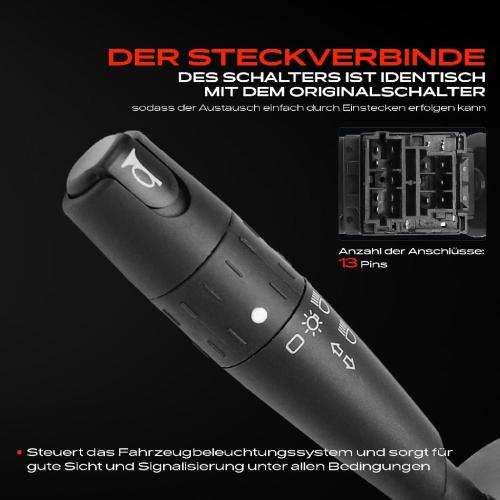 1x Kombischalter Lenkstockschalter für Fiat Ulysse Peugeot 406 Citroën Xantia Lancia Bild 1x Kombischalter Lenkstockschalter für Fiat Ulysse Peugeot 406 Citroën Xantia Lancia