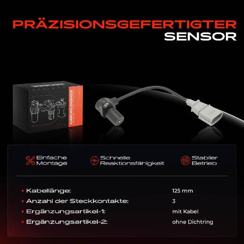 1x Kurbelwellensensor Impulsgeber für VW Phaeton 3D1 3D2 3D3 3D4 3D6 3D7 3D8 3D9 Bild 1x Kurbelwellensensor Impulsgeber für VW Phaeton 3D1 3D2 3D3 3D4 3D6 3D7 3D8 3D9