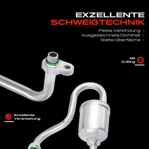 1x Hochdruckleitung Klimaanlage für Renault Clio 2 BB CB Kangoo KC0/1 Bild 1x Hochdruckleitung Klimaanlage für Renault Clio 2 BB CB Kangoo KC0/1