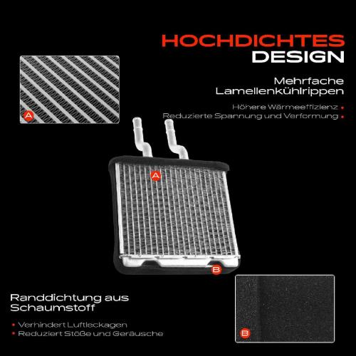 1x Wärmetauscher Innenraumheizung für Opel Corsa S93 Combo 71 Frontera 6B Tigra 95 Bild 1x Wärmetauscher Innenraumheizung für Opel Corsa S93 Combo 71 Frontera 6B Tigra 95