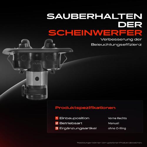 1x Scheinwerferreinigung Waschwasserdüse Vorne Rechts für BMW 5er E39 1995-2003 Bild 1x Scheinwerferreinigung Waschwasserdüse Vorne Rechts für BMW 5er E39 1995-2003
